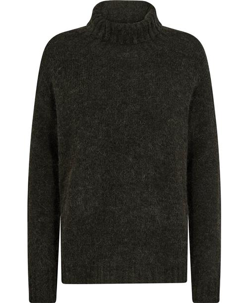 Se My Essential Wardrobe 11 THE Knit Rollneck Kvinde Rosin Melange Sweaters Str XS - hos Magasin ved Magasin