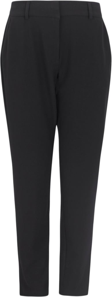 Soft Rebels Srvilja Midwaist Pant Kvinde Black Bukser Med Lige Ben Regular Fit Str M - hos Magasin