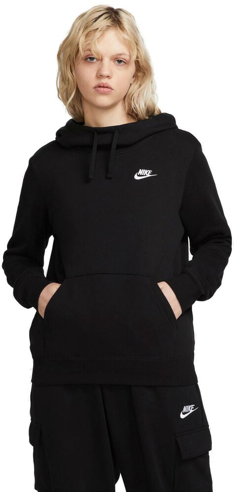 Se Nike Sportswear Club Fleece Funnel Haettetroje M - Hættetrøjer & Sweatshirts hos Magasin ved Magasin