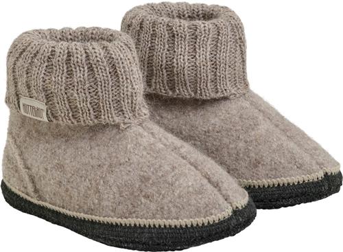 Se Huttelihut Slippers Wool Camel Melange Hjemmesko Str 23 - Uld hos Magasin ved Magasin