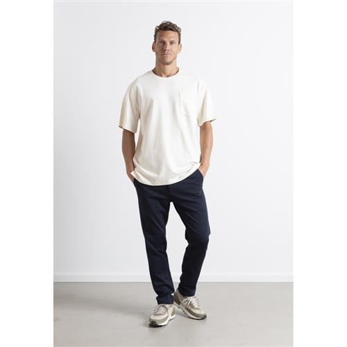 Clean Cut Copenhagen Calton Structured Tee Mand Ecru Kortærmede T-shirts Str XXL - Bomuld hos Magasin