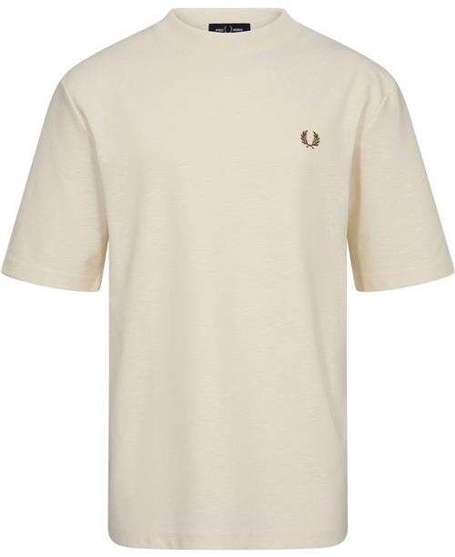 Fred Perry M7794 Mand Ecru Kortærmede T-shirts Str S - hos Magasin