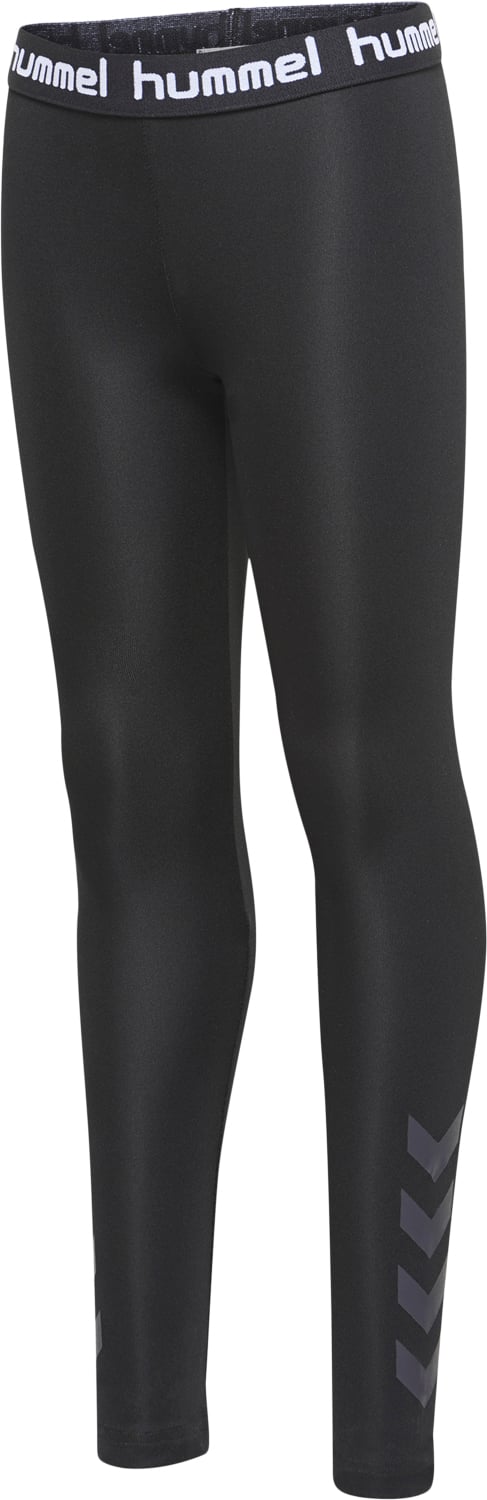 Hummel Hmltona Tights Str 10 år / 140 cm - Sort Leggings hos Magasin