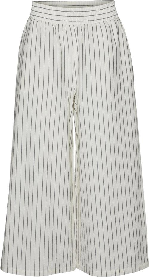 Se Vero Moda Vmjaylen HW Culotte Pant VMA Kvinde Birch/stripe Bukser Med Brede Ben Str L - hos Magasin ved Magasin