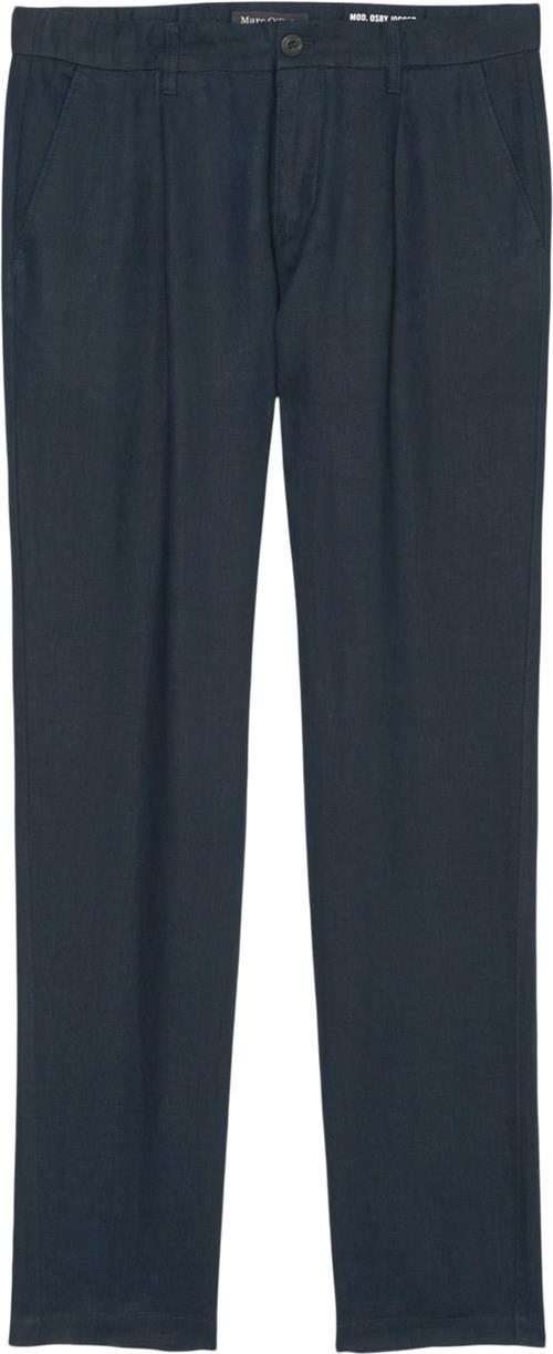 Se Marc O’Polo Osby Jogger Pleats Mand Dark Navy Casual Bukser Str 34 32 - hos Magasin ved Magasin