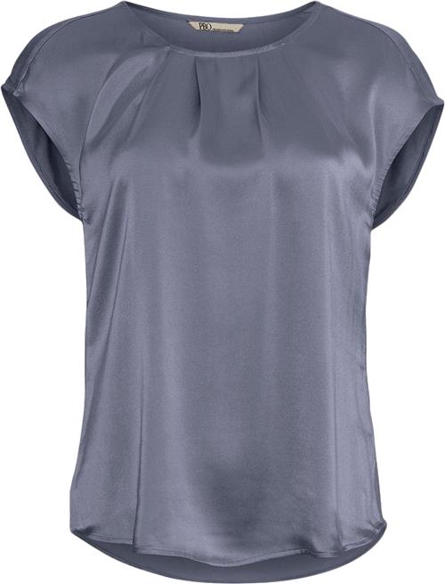 PBO ¤ Wee top ¤ Kvinde Ombre Blue Toppe Str XL - hos Magasin