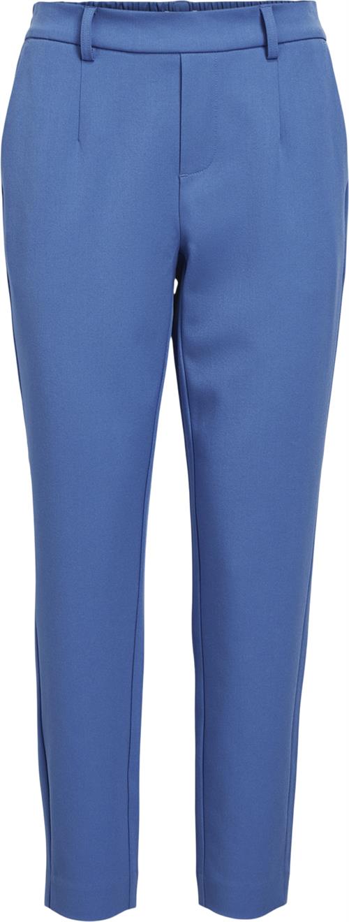 Se Object Objlisa Slim Pant Noos Kvinde Palace Blue/col Bukser Med Smalle Ben Str 42 - hos Magasin ved Magasin