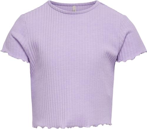 ONLY Kognella S/S Oneck TOP Noos JRS Str 134/140 - Orchid Bloom Kortærmede T-shirts hos Magasin