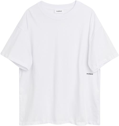 Soulland Ash Tshirt Mand Hvid Kortærmede T-shirts Str M/L - Bomuld hos Magasin