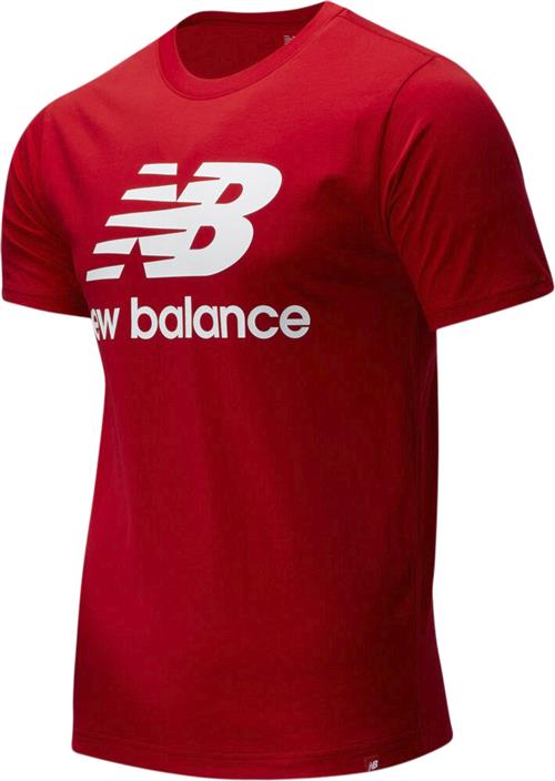 New Balance Essentials Stacked Logo T Shirt S - T-shirts Bomuld hos Magasin