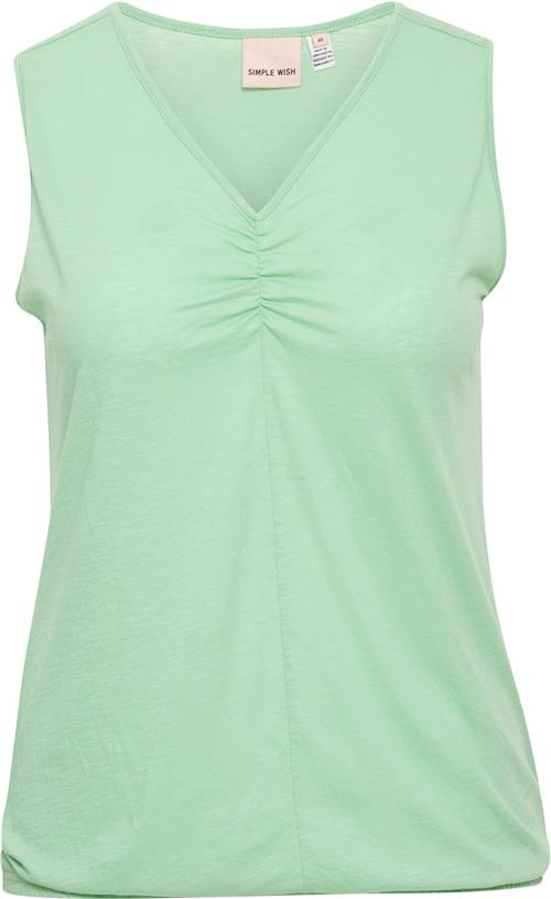 Simple Wish Swsansa TOP 2 Kvinde Absinthe Green Toppe Str 52 - hos Magasin