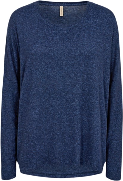 soyaconcept Scbiara 1 Bluse Navy Kvinde 96910 Navy Langærmede Bluser Str XL - Polyester hos Magasin