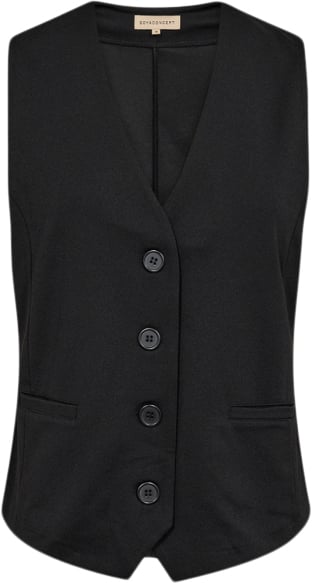 soyaconcept Scsiham 78 Vest Sort Kvinde 9999 Sort Veste Str XL - Elastan hos Magasin