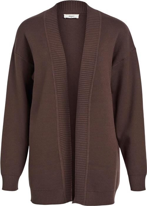 Object Objreynard L/S Knit Cardigan Noos Kvinde Java Cardigans Str L - hos Magasin