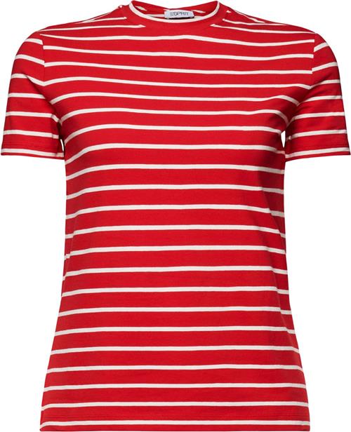 Se Esprit BB tee Solid Kvinde Dark Red 3 Kortærmede T-shirts Str M - hos Magasin ved Magasin