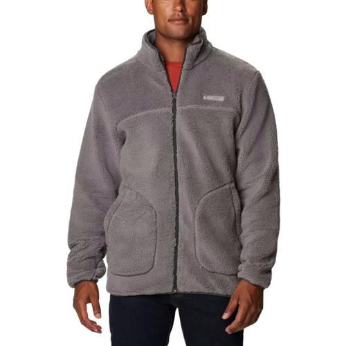 Columbia Sherpa Fleece Jacket Mand Black Fleece Str S - Polyester hos Magasin