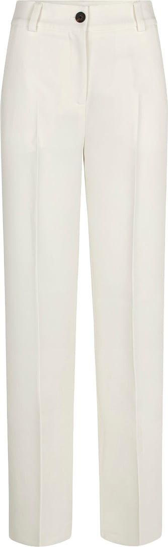 Modström Gale Pants Kvinde Soft White Bukser Med Lige Ben Str S - hos Magasin