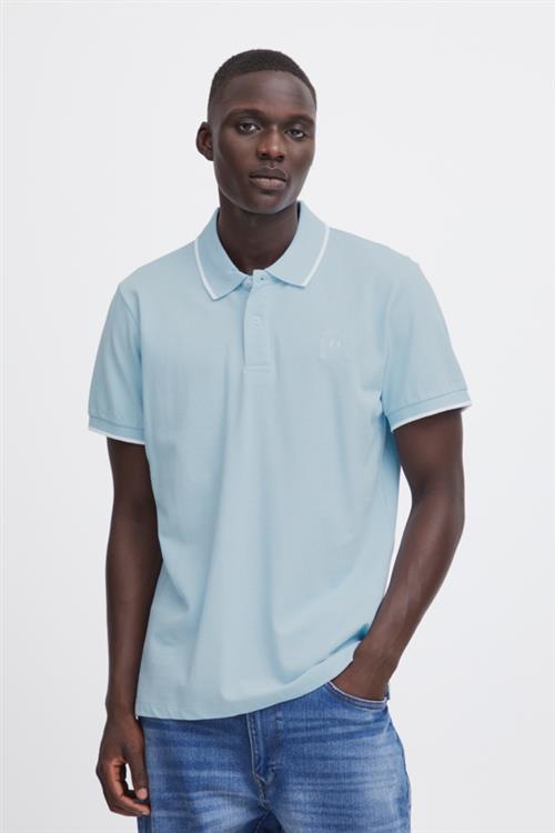 Se Blend Polo Mand Cashmere Blue Kortærmede Poloer Str S - Cashmere hos Magasin ved Magasin