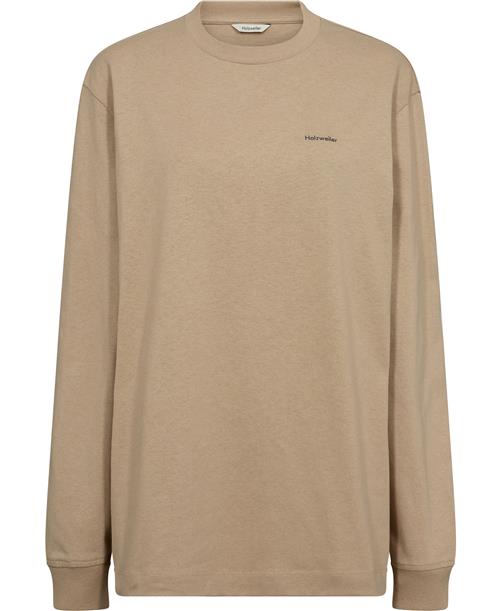 Se Holzweiler W. Relaxed Long Sleeve Kvinde Sand Sweatshirts Str M - hos Magasin ved Magasin