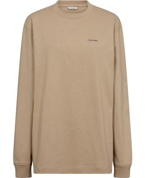 Holzweiler W. Relaxed Long Sleeve Kvinde Sand Sweatshirts Str XL - hos Magasin