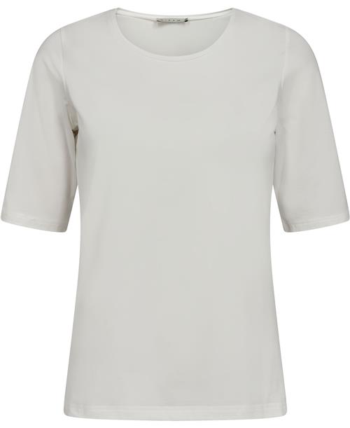 Micha BB Tshirt _ Basic Must Kvinde Off White Kortærmede T-shirts Str M - hos Magasin