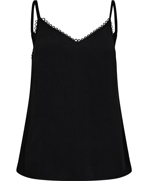 Ted Baker Andreno Strappy Cami With Rouleaux Kvinde Black Tanktoppe Str XS / 1 - hos Magasin