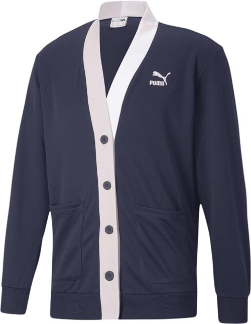 Puma Tennis Club Cardigan Mand Peacoat Cardigans Str XL - Polyester hos Magasin