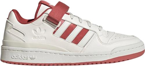 Se adidas Forum low Mand Cwhite/whitin/crered Sneakers Str 42 - Læder hos Magasin ved Magasin