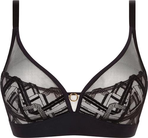 Chantelle Graphic Support Wirefree Support bra Bh'er Uden Bøjle Str B 85 - hos Magasin