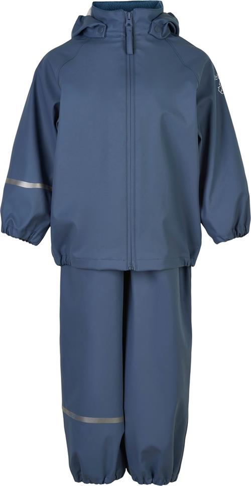 CeLaVi Basic Rainwear set Recycle PU Str 80 - China Blue Regntøj hos Magasin