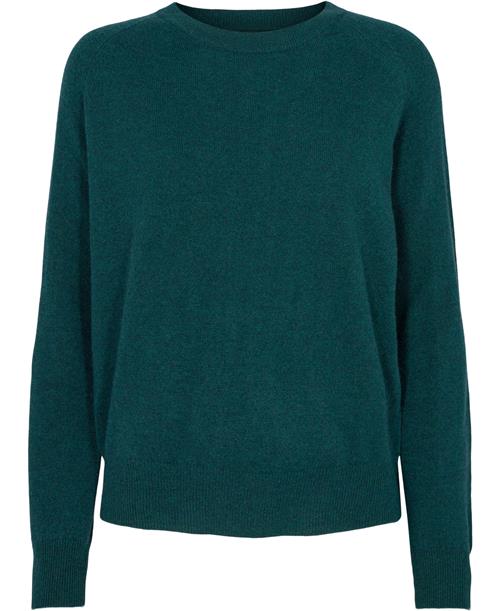 Magasin du Nord Collection Magasin Mabel 2 100 Cashmere Kvinde Moss Green Sweaters Str S Cashmere