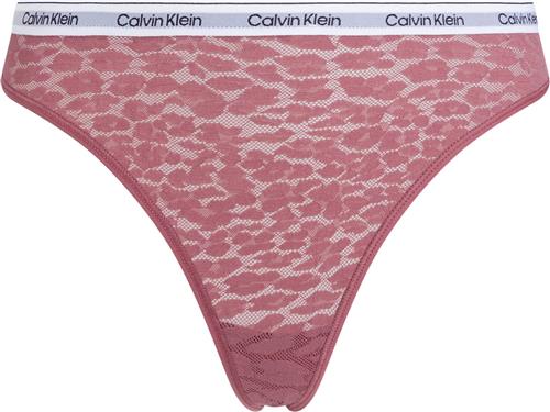 Calvin Klein High LEG Thong G-strenge Str S - hos Magasin