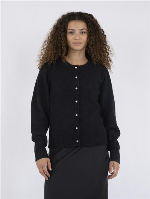 Se Neo Noir Nuna Knit Cardigan Kvinde Black Sweaters Str 40 - hos Magasin ved Magasin