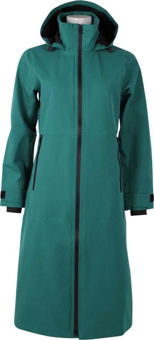 Danefæ The Danedogwalker Raincoat Dark Pine Kvinde Dark Pine Regnjakker Str L - Lycra hos Magasin