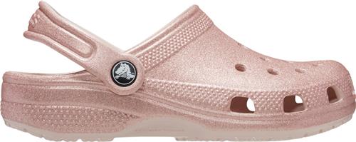 Se Crocs Classic Glitter Clog K Qugl Quartz Glitter Sandaler Str 28/29 - hos Magasin ved Magasin