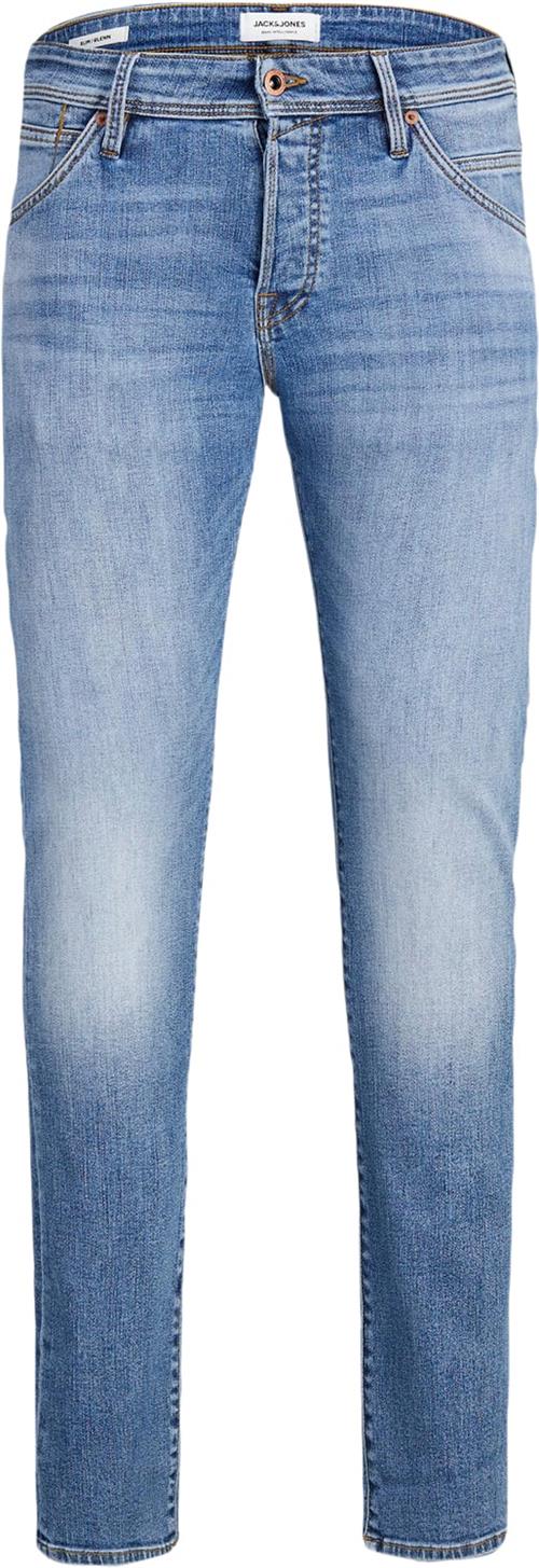 Se Jack & Jones Jjiglenn Jjfox SPK 604 50sps Noos Mand Blue Denim Jeans Str "32/""30" - hos Magasin ved Magasin