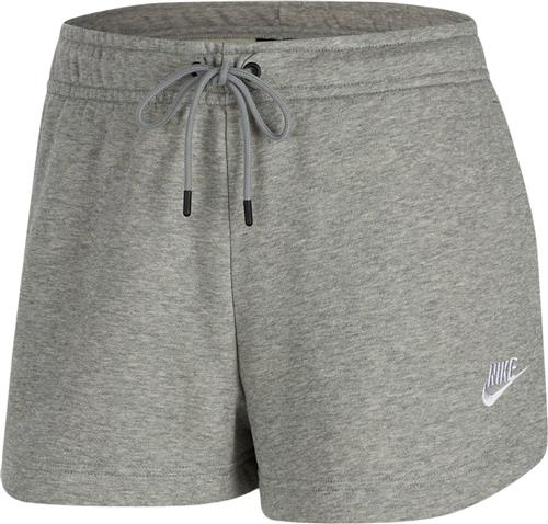 Se Nike Sportswear Essential Shorts Kvinde Grey Sweatshorts Str XS - Bomuld hos Magasin ved Magasin