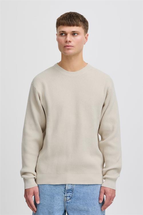 !Solid Sdhami Mand Oatmeal Sweaters Regular Fit Str XL - hos Magasin