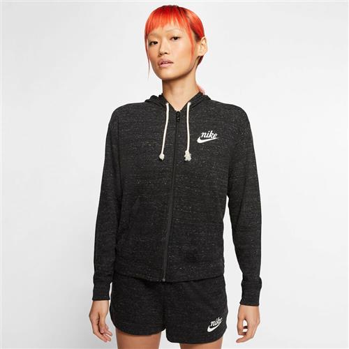 Nike Sportswear Gym Vintage Full Zip Haettetroje S - Hættetrøjer & Sweatshirts Bomuld hos Magasin