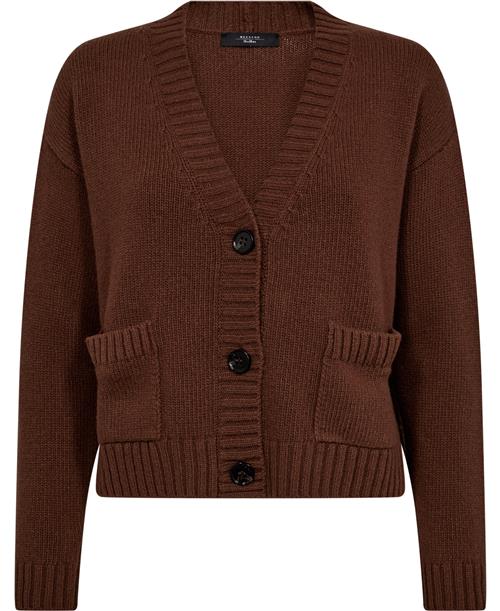 Weekend Max Mara Arad Kvinde Brun Cardigans Str L - hos Magasin