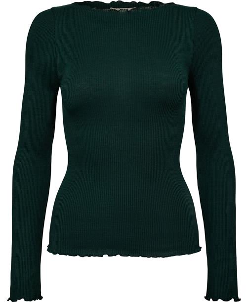 Se RM by Rosemunde Rmwbalta Modal LS Boatneck Blouse Kvinde Bottle Green Kortærmede T-shirts Str XS - Bomuld hos Magasin ved Magasin