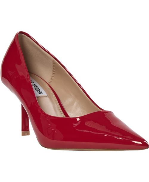 Steve Madden Vivion Pump Kvinde Red Patent Pumps & Stiletter Str 39 - hos Magasin