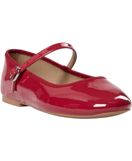 Steve Madden Vinetta Sandal Kvinde Red Patent Ballerinaer Str 40 - hos Magasin