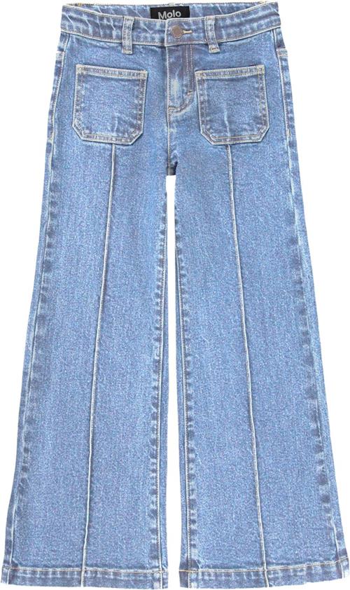 Molo Adina Str 9 år / 134 cm - Blå Jeans hos Magasin