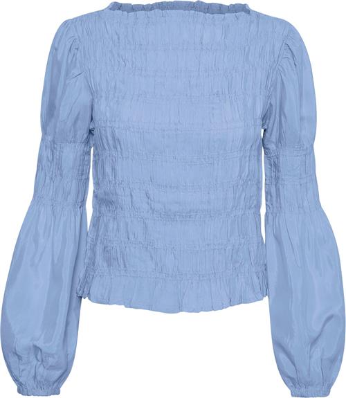 Cream Crhenva Blouse Kvinde Placid Blue Langærmede Bluser Str 46 - hos Magasin