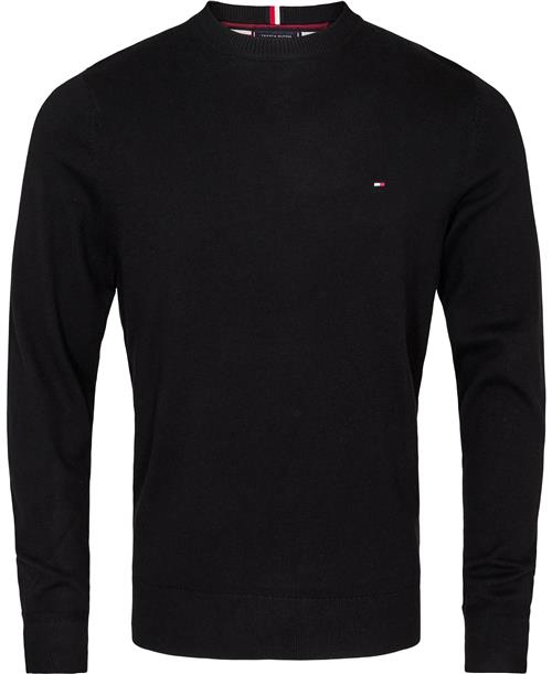 Se Tommy Hilfiger Pima ORG CTN Cashmere Crew Neck Mand Bds Sweaters Str M Cashmere - hos Magasin ved Magasin