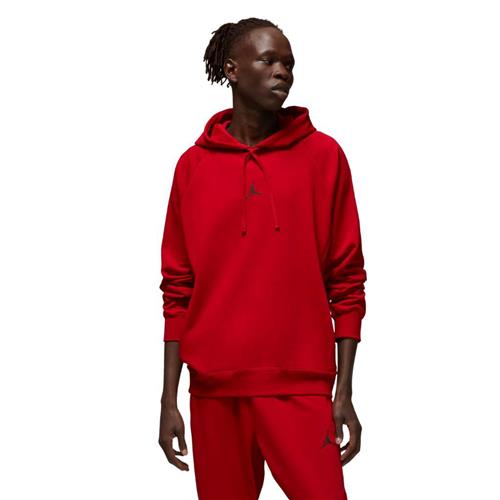 Nike Jordan Drifit Flecce Hoodie Mand Gym Red/black Hoodies Str S - Bomuld hos Magasin