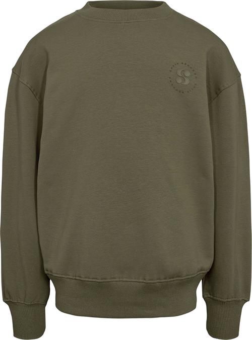 Sofie Schnoor Sweatshirt Str 8 år / 128 cm - Army Green Sweatshirts hos Magasin