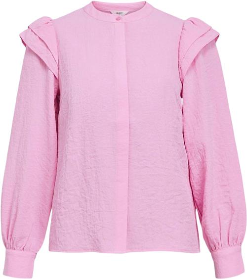 Object Objsophie L/S Shirt 131 Kvinde Pastel Lavender Langærmede Bluser Str 40 - hos Magasin