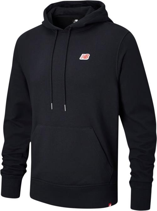 Se New Balance Small Pack Hoodie Mand Black Hoodies Str M - Bomuld hos Magasin ved Magasin